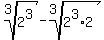 root%283%2C2%5E3%29-root%283%2C2%5E3%2A2%29