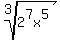 root%283%2C2%5E7x%5E5%29
