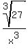 root%283%2C27%29%2Fx%5E3