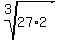root%283%2C27%2A2%29