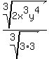 root%283%2C2x%5E3y%5E4%29%2Froot%283%2C3%2A3%29
