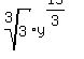 root%283%2C3%29%2Ay%5E%2815%2F3%29