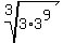 root%283%2C3%2A3%5E9%29