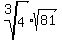 root%283%2C4%29%2Asqrt%2881%29