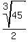 root%283%2C45%29%2F2