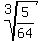root%283%2C5%2F64%29