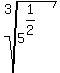root%283%2C5%5E%281%2F2%29%5E%22%22%29