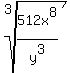 root%283%2C512x%5E8%2Fy%5E3%29