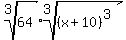 root%283%2C64%29%2Aroot%283%2C%28x%2B10%29%5E3%29+