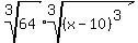 root%283%2C64%29%2Aroot%283%2C%28x-10%29%5E3%29