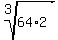 root%283%2C64%2A2%29