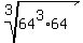 root%283%2C64%5E3%2A64%29