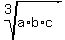 root%283%2Ca%2Ab%2Ac%29