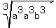 root%283%2Ca%5E3a%5E3b%5E3%29