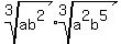 root%283%2Cab%5E2%29root%283%2Ca%5E2b%5E5%29