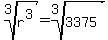 root%283%2Cr%5E3%29+=+root%283%2C3375%29