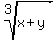 root%283%2Cx%2By%29