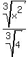 root%283%2Cx%5E2%29%2Froot%283%2C4%29