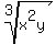 root%283%2Cx%5E2y%29