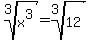 root%283%2Cx%5E3%29=root%283%2C12%29