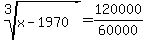 root%283%2Cx-1970%29=120000%2F60000