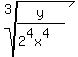 root%283%2Cy%2F%282%5E4x%5E4%29%29