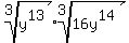 root%283%2Cy%5E13%29%2Aroot%283%2C16y%5E14%29