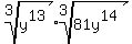 root%283%2Cy%5E13%29%2Aroot%283%2C81y%5E14%29