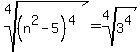 root%284%2C+%28n%5E2-5%29%5E4%29+=+root%284%2C+3%5E4%29