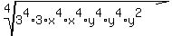 root%284%2C+3%5E4%2A3%2Ax%5E4%2Ax%5E4%2Ay%5E4%2Ay%5E4%2Ay%5E2%29