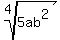 root%284%2C+5ab%5E2%29