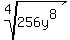 root%284%2C256y%5E8%29