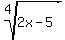 root%284%2C2x-5%29