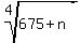 root%284%2C675%2Bn%29