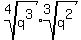 root%284%2Cq%5E3%29root%283%2Cq%5E2%29