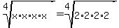 root%284%2Cx%2Ax%2Ax%2Ax%29+=+root%284%2C2%2A2%2A2%2A2%29