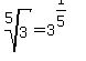 root%285%2C+3%29+=+3%5E%281%2F5%29