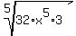 root%285%2C+32%2Ax%5E5%2A3%29