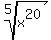 root%285%2C+x%5E20%29