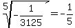 root%285%2C-1%2F3125%29=-1%2F5