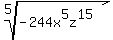 root%285%2C-244x%5E5z%5E15%29