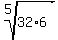 root%285%2C32%2A6%29