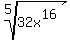 root%285%2C32x%5E16%29