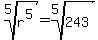 root%285%2Cr%5E5%29=root%285%2C243%29