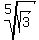 root%285%2Csqrt%283%29%29