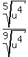 root%285%2Cu%5E4%29%2Froot%289%2Cu%5E4%29