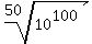 root%2850%2C10%5E100%29