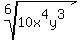 root%286%2C10x%5E4y%5E3%29