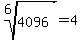 root%286%2C4096%29=4