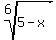 root%286%2C5-x%29